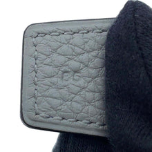 Load image into Gallery viewer, HERMES Yachting Belt 32 Size 85 Blue Marine/Gris Mouette Box Calf Leather Togo Leather
