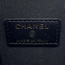 将图像加载到图库查看器中，CHANEL Matelasse 2WAY Chain Vanity Case BlackAP2503 Caviar Leather Size Small
