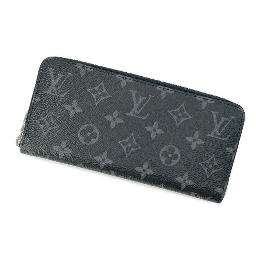 LOUIS VUITTON Zippy Wallet - Horizontal NoirM11611 Monogram Eclipse