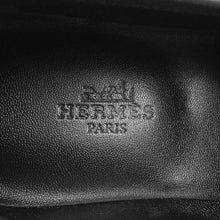 Load image into Gallery viewer, HERMES Mocassins Royale Black Leather Size 37
