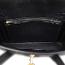 将图像加载到图库查看器中，HERMES Birkin Black Togo Leather Size 25
