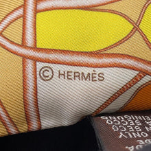 Load image into Gallery viewer, HERMES Twilly Whip Block COMP DE FOUET AU BLOC Orange/Multicolor Silk100%
