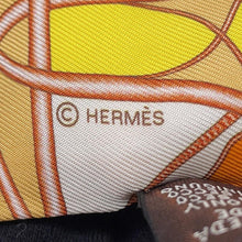 Load image into Gallery viewer, HERMES Twilly Whip Block COMP DE FOUET AU BLOC Orange/Multicolor Silk100%

