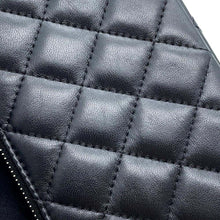 Load image into Gallery viewer, CHANEL Matelasse Chain wallet BlackA82527 Lambskin
