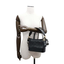 Load image into Gallery viewer, CHANEL Gabriel de CHANEL Hobo Bag with logo handle BlackAS0865 Calf Leather Size Small
