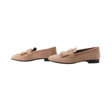 将图像加载到图库查看器中，HERMES Mocassins Royale Jasmin Flower suede Size 38
