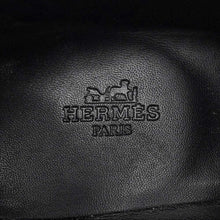 将图像加载到图库查看器中，HERMES Mocassins Royale Jasmin Flower suede Size 38
