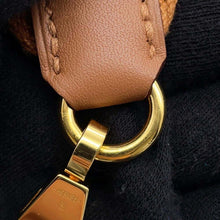 Load image into Gallery viewer, HERMES Bandouliere Sangle Zigzak Ecru/Gold Toile Swift Leather Size 2&quot;x4.5&quot;
