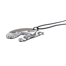 Load image into Gallery viewer, HERMES Tattersall Tattoo Necklace Size GM Forglis LacquerEnamel Swift Leather
