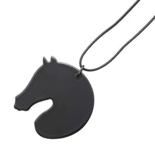 Load image into Gallery viewer, HERMES Tattersall Tattoo Necklace Size GM Forglis LacquerEnamel Swift Leather
