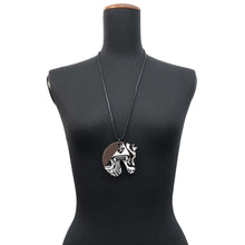 Load image into Gallery viewer, HERMES Tattersall Tattoo Necklace Size GM Forglis LacquerEnamel Swift Leather
