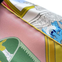 Load image into Gallery viewer, HERMES Mystery at 24 Size 90 Rose・Bonbon/Jaune/Multicolor Silk100%
