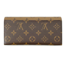 将图像加载到图库查看器中，LOUIS VUITTON Portefeuille Emilie NoirM82157 Monogram Reverse Canvas
