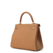 将图像加载到图库查看器中，HERMES Kelly Retourne sewing Gold Togo Leather Size 25
