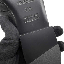 Load image into Gallery viewer, HERMES Oz Mule Black Leather Size 34H
