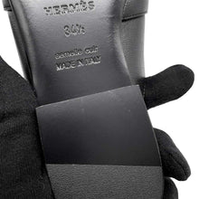 Load image into Gallery viewer, HERMES Oz Mule Black Leather Size 34H
