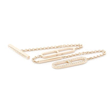 Load image into Gallery viewer, HERMES Eva Chain d&#39;Ancre Bracelet Size ST/PM 18K Pink Gold
