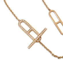 Load image into Gallery viewer, HERMES Eva Chain d&#39;Ancre Bracelet Size ST/PM 18K Pink Gold
