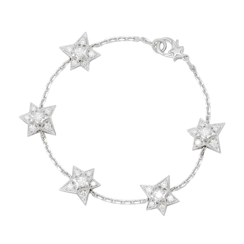 CHANEL Comet Collection BraceletJ2788 18K White Gold