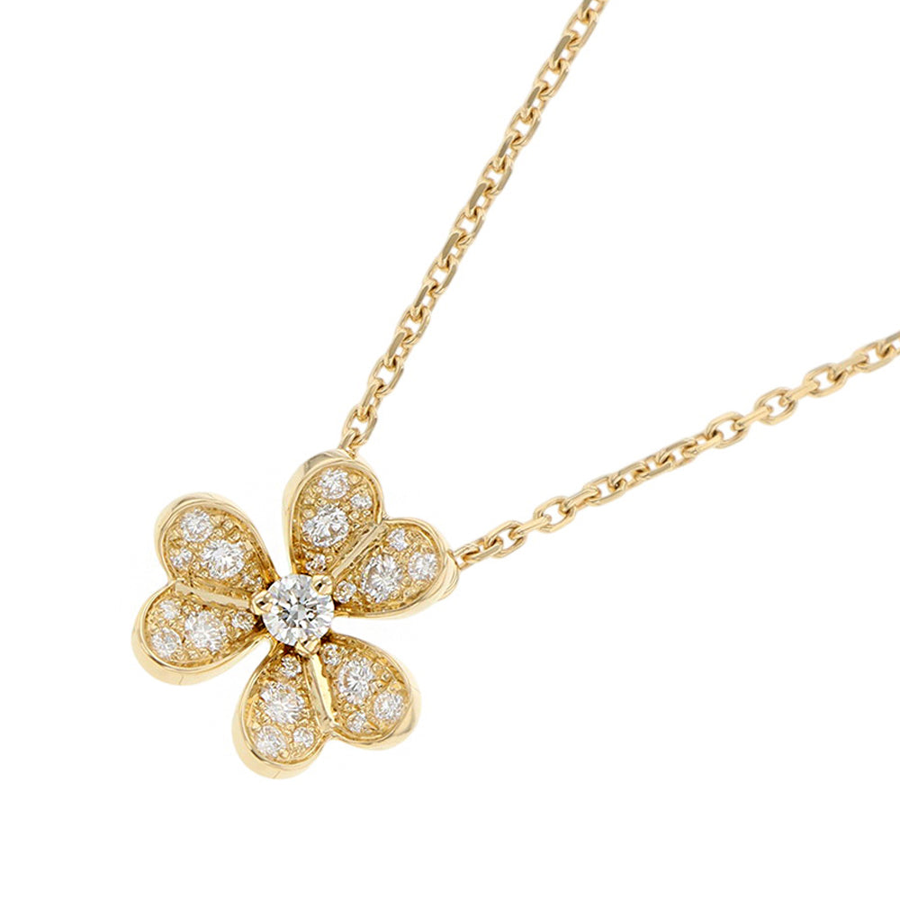 Van Cleef & Arpels Frivole Necklace Size MiniVCARP24000 18K Yellow Gold