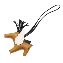 Load image into Gallery viewer, HERMES Rodeo Pegasus Bag Charm Chai/Black/Nata Lambskin Size PM
