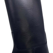 将图像加载到图库查看器中，HERMES Jumping Boots Black Leather Size 36
