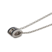 Load image into Gallery viewer, HERMES Pop Ash Necklace Size Mini Black Lacquer Metal
