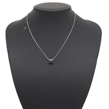Load image into Gallery viewer, HERMES Pop Ash Necklace Size Mini Black Lacquer Metal

