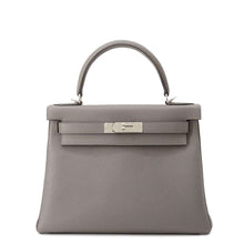 将图像加载到图库查看器中，HERMES Kelly Retourne sewing Etain Togo Leather Size 28
