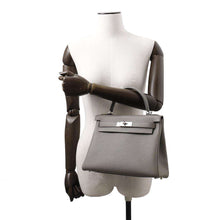 将图像加载到图库查看器中，HERMES Kelly Retourne sewing Etain Togo Leather Size 28
