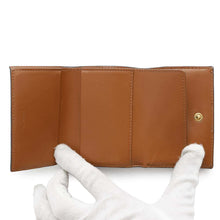 Load image into Gallery viewer, CELINE Triomphe Trifold Wallet Tan10D722BZ9.04LU PVC/Leather
