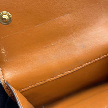 Load image into Gallery viewer, CELINE Triomphe Trifold Wallet Tan10D722BZ9.04LU PVC/Leather
