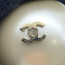 将图像加载到图库查看器中，CHANEL Faux Pearl Hair Tie BlackA63896 Grosgrain   Resin
