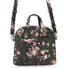 将图像加载到图库查看器中，Givenchy Nightingale Flower Pattern 2WAYBag Black/Multicolor Leather
