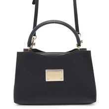 将图像加载到图库查看器中，DOLCE&amp;GABBANA 2WAYBag Black Fur Leather Nylon
