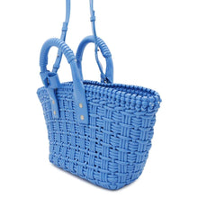 将图像加载到图库查看器中，BALENCIAGA ★Bistro 2WAYBag Blue671342 Patent Leather Size XS
