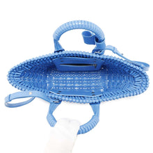Load image into Gallery viewer, BALENCIAGA Bistro 2WAYBag Blue671342 Patent Leather Size XS
