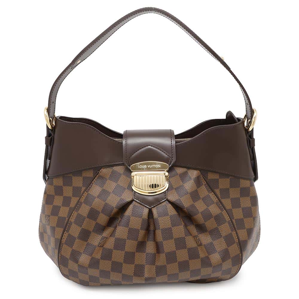 LOUIS VUITTON Sistina RedN41542 Damier Ebene Canvas Size PM