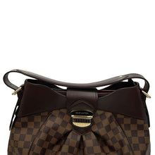 将图像加载到图库查看器中，LOUIS VUITTON Sistina RedN41542 Damier Ebene Canvas Size PM
