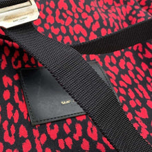 Load image into Gallery viewer, SAINT LAURENT PARIS Classic Hunter Baby Cat Backpack Black/Red326865 Canvas Leather
