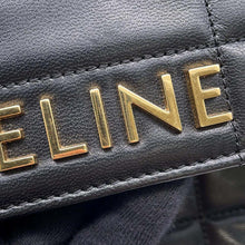Load image into Gallery viewer, CELINE Mono Chrome ChainShoulder Bag Black11127 3EYD 38NO Leather
