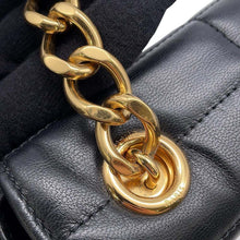 Load image into Gallery viewer, CELINE Mono Chrome ChainShoulder Bag Black11127 3EYD 38NO Leather

