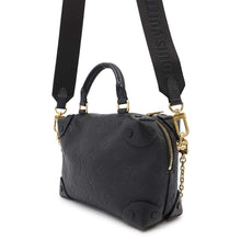 将图像加载到图库查看器中，LOUIS VUITTON Petite Malle Souple NoirM45393 Monogram Empreinte Leather
