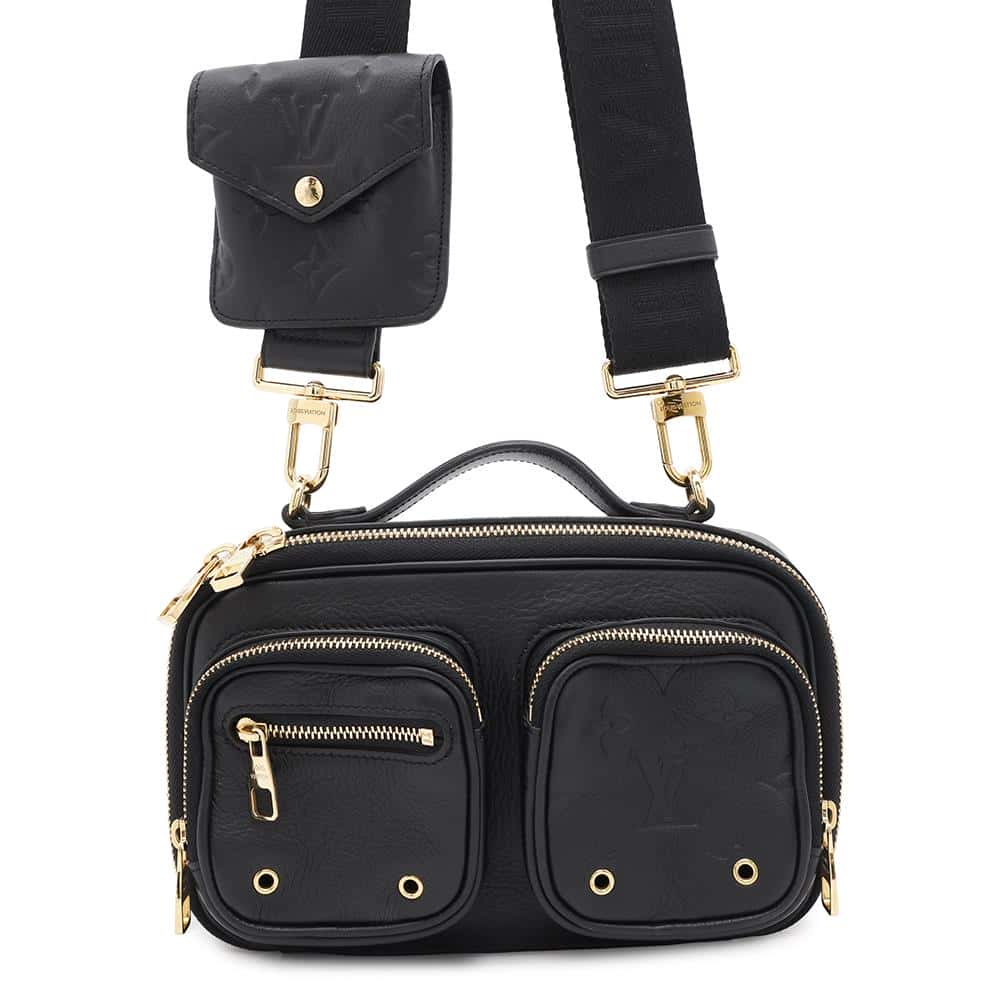 LOUIS VUITTON Utility/Crossbody NoirM80450 Calf Leather