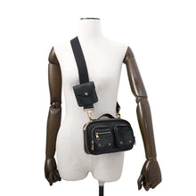 将图像加载到图库查看器中，LOUIS VUITTON Utility/Crossbody NoirM80450 Calf Leather
