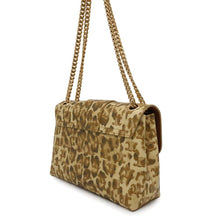 Load image into Gallery viewer, CELINE ChainShoulder Leopard Brown Leather
