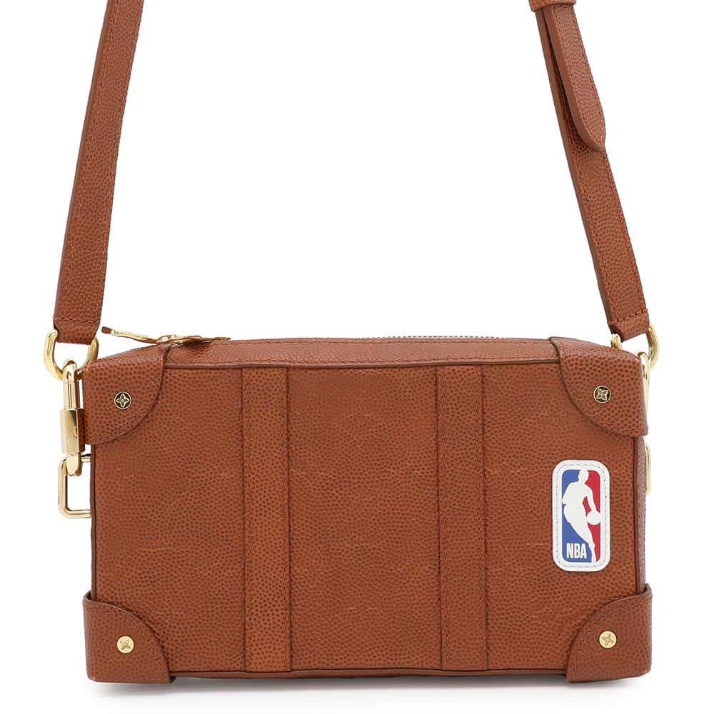 LOUIS VUITTON LVxNBA Soft Trunk BrownM80549 Ball・Grain Leather Monogram・Pattern