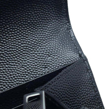 将图像加载到图库查看器中，SAINT LAURENT PARIS Monogram large flap wallet Black372264 Leather
