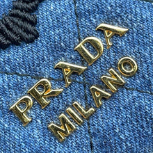 Load image into Gallery viewer, PRADA Drawstring BagPouch Blue/Black1MU001 Denim
