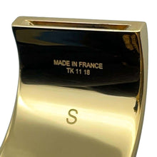 将图像加载到图库查看器中，LOUIS VUITTON Confidential GM Bangle Size S White/Black/RedM67419 Enamel Metal
